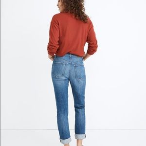 The Tall High-Rise Slim Boyjean in Moorland Wash